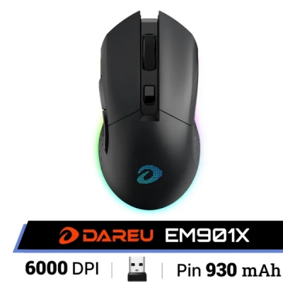 Chuột chơi game không dây Dareu EM901X RGB - Cũ
